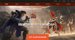 Desktop Screenshot of albiononline.com