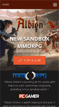 Mobile Screenshot of albiononline.com